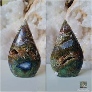 Moss Agate With Chalcedony Eye 157g