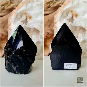 Crystal Points: Obsidian 198g