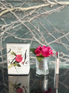 Cote Noire 1: Cote Noire French Rose in Magenta - Clear Glass