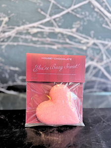 You're Berry Sweet - Strawberry Shortcake White Chocolate Heart