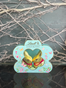 Lindt Gold Twin Bunnies Flower Box 100g