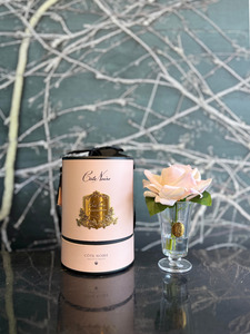 Birthday Gifts: Côte Noire - Charente Rose Champagne Pink in Pink Hat Box