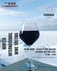 Wine Tasting at Tauranga Saturday 8 June 2024