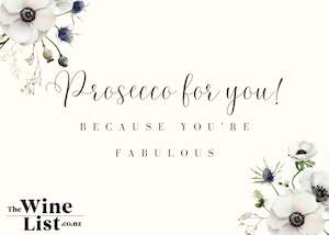 The Wine List Prosecco Gift Card