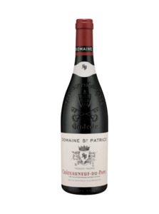 Syrah Shiraz Blends: Domaine Saint Patrice, Châteauneuf du Pape AOC, GSM, Rhone, France, 2020