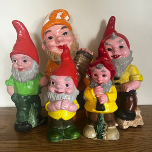 Family of German Heissners Garden Gnomes The Witchery NZ