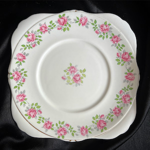 Shabby Chic Pink Rose Bone China Plate The Witchery NZ