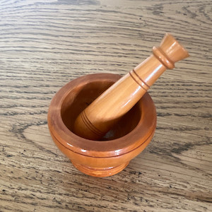 Products: Tiny Wooden Mortar & Pestle The Witchery NZ
