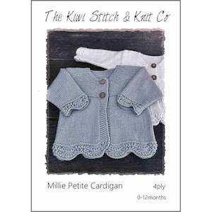Shopify: Pattern Millie Petite Cardigan 4 ply