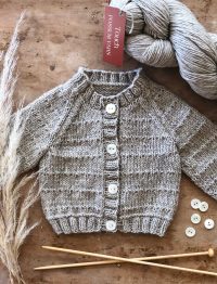 Touch Yarns - 143 - Scrubby Hill Cardigan Pattern