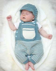 Touch Yarns - 057 - Pierre Dungarees and Cap Pattern