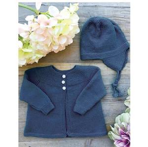 Baby Patterns: Touch Yarns - 017 - Aviator Jacket and Hat Pattern