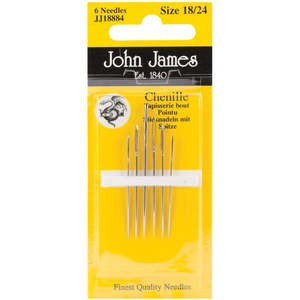 Accessories: John James - Chenille Needles Size 18/24