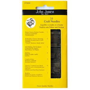 Accessories: John James - 33 Craft Needles