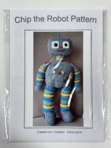 Patterns: Chip the Robot - Knitting Pattern