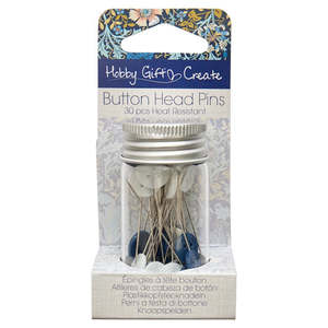 Hobby Gift Button Head Pins, Heat Resistant