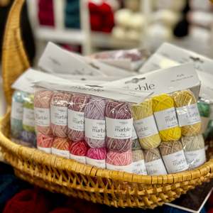 Wool For Knitting: Fiddlesticks Mini Marble 8 Ply - 10 Pack