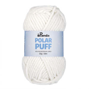 Wool For Knitting: Panda Polar Puff - Chunky Chenille