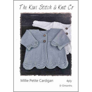 Shopify: Pattern Millie Petite Cardigan 4 ply