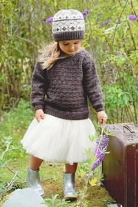Baby Patterns: Lisa F Little Cupcakes LF37 Avery Sweater and Hat Knitting Pattern