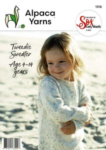 Patterns: Tweedie Sweater 1318 - Alpaca Yarns