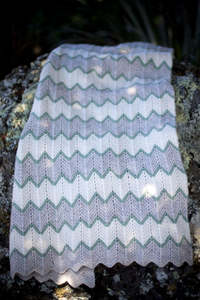 Patterns: Baby Cakes - BC10 - Zig Zag Blanket Pattern