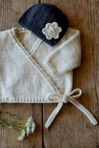 Baby Patterns: Baby Cakes - BC73 - Sophia Cardi and Hat Pattern