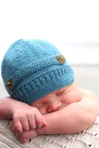 Baby Patterns: Baby Cakes - BC22 - Baby Newsboy Hat Pattern