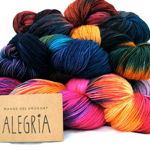 Sock: Alegria 4 Ply Sock Yarn - Merino - Manos Del Uruguay