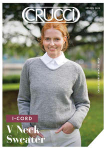 Patterns: Crucci - 2604 - i-Cord V Neck Sweater