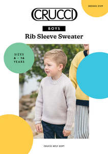 Crucci - 2109 - 8ply Boys Sweater Patterm
