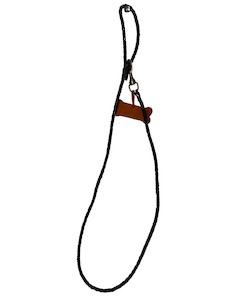 Cuir: ROPED LEATHER DOG LEAD