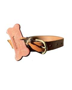 Cuir: FLAT DOG COLLARS