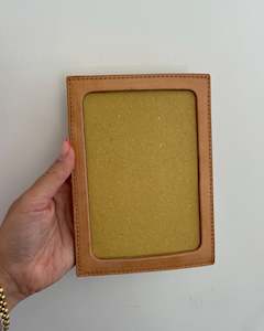 Cuir: LEATHER PHOTO FRAME