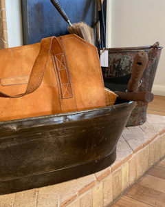 VINTAGE IRON TUB - SMALL