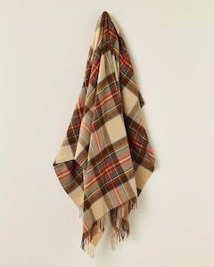 Antique Dress Stewart 100% Merino Throw