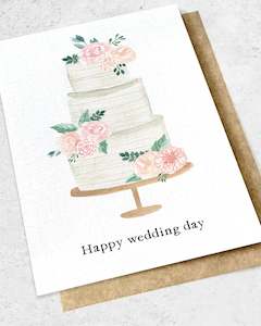 HAPPY WEDDING DAY - GREETING CARD