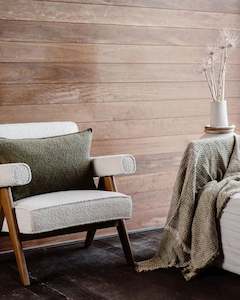 KANSO CUSHION COVER - MOSS GREEN