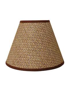 Lighting: IVORY LINSEED WEAVE 31CM SHADE
