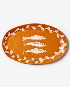 Our Favourites: SARDINES TAN OVAL PLATE