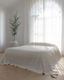 Luca Linen Bed Cover - Off White