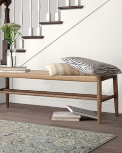 Furniture: OAK BENCH SEAT