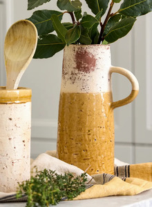 All: MONTE TERRACOTTA JUG - MUSTARD