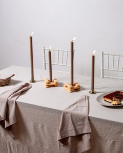 Homeware: 30CM DINNER CANDLES - TWO PACK