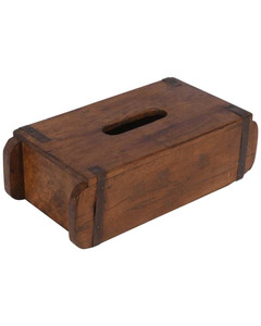 VINTAGE BRICK MOULD TISSUE BOX