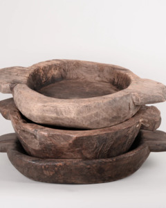CHUNKY NATURAL BOWL WITH CHUNKY HANDLES