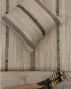 Cushions: Tribal Wool Woven Cushion Cover In Earth Tones