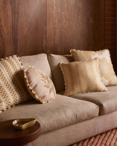 Cushions: MARCO TILE - ECRU CUSHION COVER 60x60