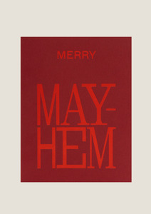 MERRY MAYHEM - SHORT TALK GREETING CARD