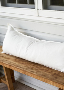 All: LUCA LINEN LONG LUMBAR FILLED - OFF WHITE